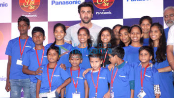 Ranbir Kapoor snapped attending the launch of the Panasonic campaign Dil Se