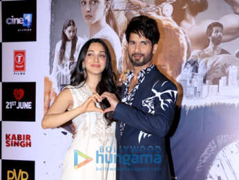 Shahid Kapoor, Kiara Advani, Sandeep Reddy Vanga grace the trailer launch of Kabir Singh