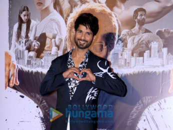 Shahid Kapoor, Kiara Advani, Sandeep Reddy Vanga grace the trailer launch of Kabir Singh