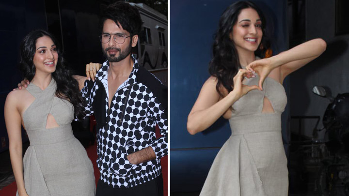 Shahid Kapoor and Kiara Advani SPOTTED with Neha Dhupia on the sets of BFFs with Vogue season 3