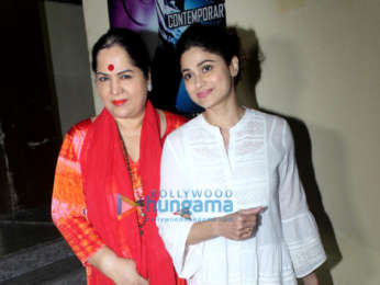 Shilpa Shetty and Shamita Shetty snapped with her mom at Juhu PVR