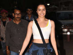 Shraddha Kapoor spotted at a dubbing studio in Bandra