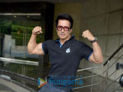 Sonu Sood snapped attending Rhino’s Gym press meet