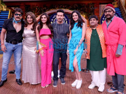 Student Of The Year 2 stars Tiger Shroff, Tara Sutaria and Ananya Panday snapped on the sets of The Kapil Sharma Show