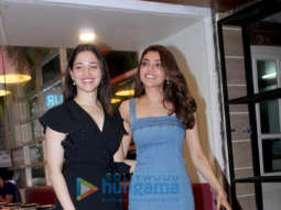 Tamannaah Bhatia and Kajal Aggarwal snapped at Juhu Supreme Shopping Center