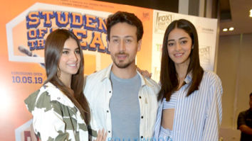 Tiger Shroff, Tara Sutaria and Ananya Panday grace the press conference of ‘Student Of The Year 2’