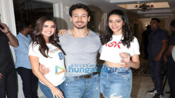 Tiger Shroff, Tara Sutaria and Ananya Panday spotted at Le Reve in Bandra