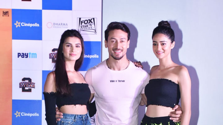 Tiger Shroff, Tara Sutaria and Ananya Panday SPOTTED at JW Marriott, Juhu
