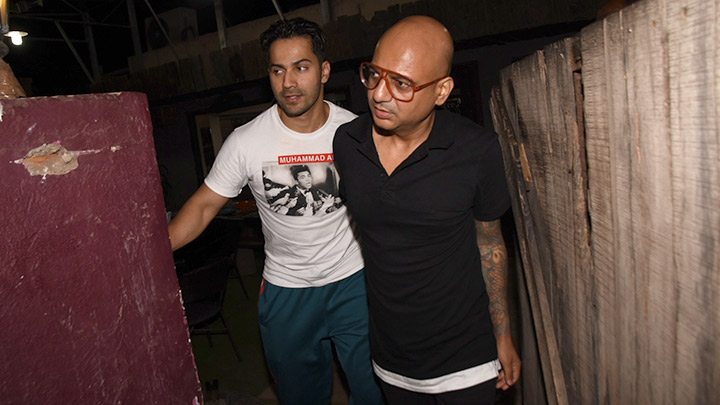 Varun Dhawan spotted at Hakim’s Aalim Salon