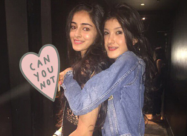 Student Of The Year 2 - Shanaya Kapoor writes a heartfelt note wishing her bestie Ananya Panday for her Bollywood debut
