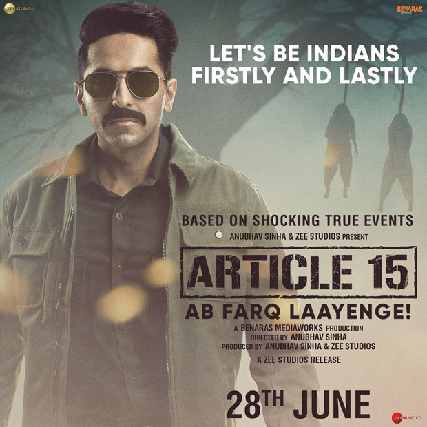 Ayushmann Khurrana starrer Article 15 to organize a special event to unveil unseen footages and special posters