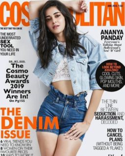 Ananya Panday On The Covers Of Cosmopolitan