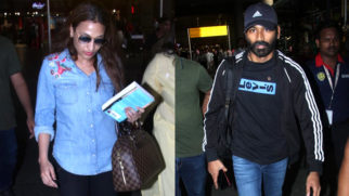 Dhanush spotted with wife Aishwarya Rajinikanth at Mumbai airport
