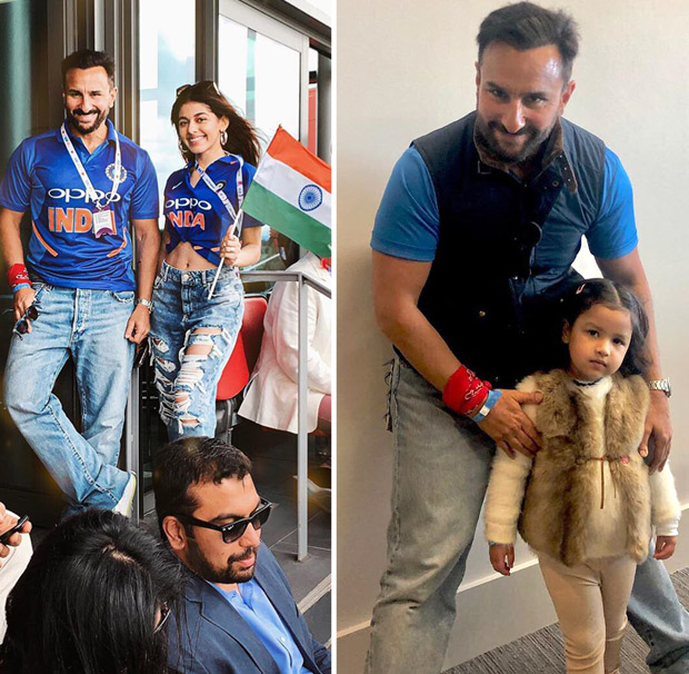 IND vs PAK: Saif Ali Khan cheers for Team India with Jawaani Jaaneman co-star Alaia Furniturewala, meets MS Dhoni's daughter Ziva Dhoni