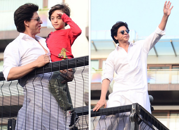 PHOTOS & VIDEOS: Shah Rukh Khan greets fans with AbRam Khan on Eid, American host David Letterman witnesses his stardom
