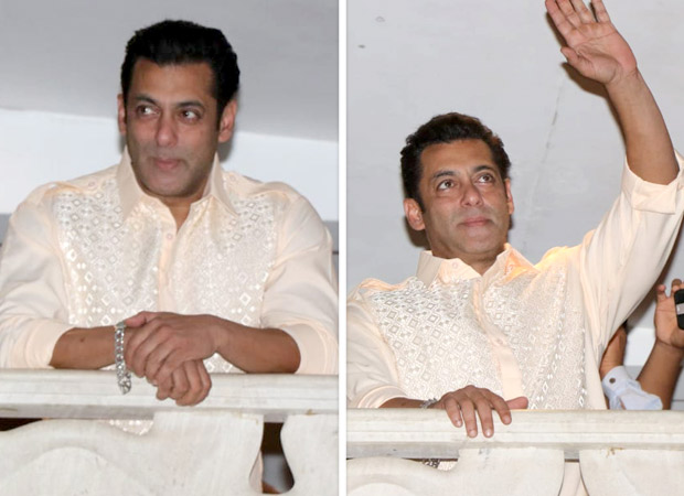 PHOTOS & VIDEOS: Salman Khan and his parents Salma Khan and Salim Khan greet the fans on Eid