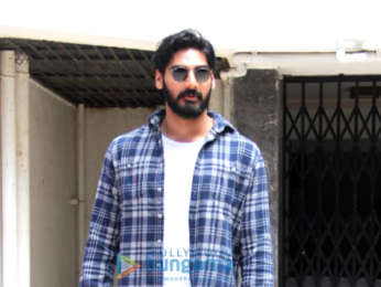 Photos: Ahan Shetty, Tara Sutaria and Milan Luthria spotted in Bandra