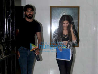 Photos: Ahan Shetty and Tara Sutaria spotted at Milan Luthria's office in Bandra