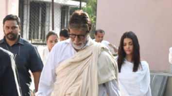 Photos: Amitabh Bachchan and Aishwarya Rai Bachchan attend the Late Sheetal Jain’s funeral at Pawan Hans Crematorium