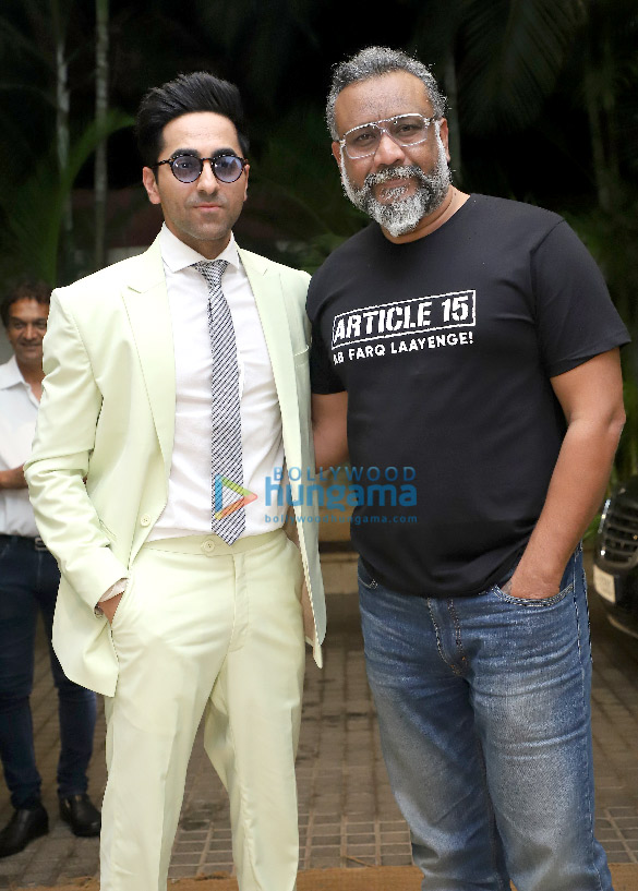 Photos: Ayushmann Khurrana and Anubhav Sinha grace the special screening of ‘Article 15′