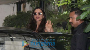 Photos: Deepika Padukone spotted at a salon in Bandra