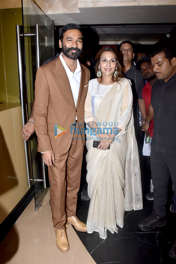 photos dhanush snapped at the extraordinary journey of the fakir trailer launch 3
