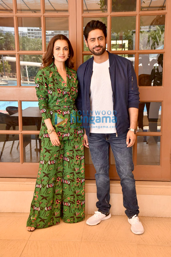 photos dia mirza and mohit raina snapped promoting their web series kaafir 5