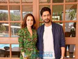 Photos: Dia Mirza and Mohit Raina snapped promoting their web series Kaafir