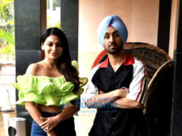Photos: Diljit Dosanjh and Neeru Bajwa snapped promoting their Punjabi film ‘Shadaa’
