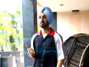 Photos: Diljit Dosanjh and Neeru Bajwa snapped promoting their Punjabi film 'Shadaa'