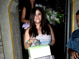 Photos: Ekta Kapoor snapped at Bayroute in Juhu