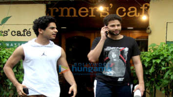 Photos: Ishaan Khatter and Siddhant Chaturvedi spotted at Farmers’ Cafe in Bandra