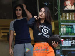 Photos: Malaika Arora and Arhaan Khan spotted at Freeda Beauty Salon in Bandra