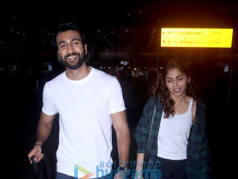 Photos: Meezaan Jaffrey, Sharmin Segal, Adah Sharma and Hiten Tejwani snapped at the airport