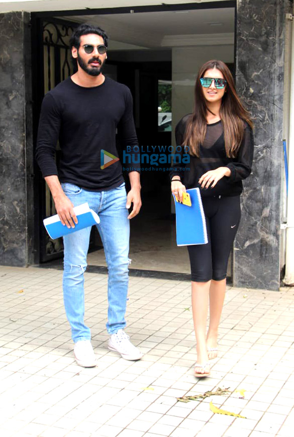 photos rx 100 stars ahan shetty tara sutaria spotted at sunny ville bandra 2