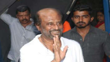 Photos: Rajinikanth snapped post his film shoot with his family in Bandra