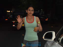 Photos: Rakul Preet Singh snapped at a yoga class
