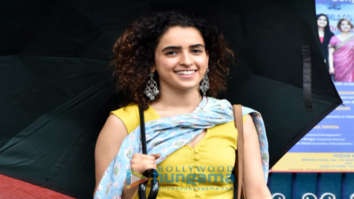 Photos: Sanya Malhotra snapped outside Mukesh Chabbra’s office in Juhu