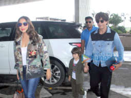 Photos: Shah Rukh Khan, Gauri Khan, AbRam Khan and others snapped at the airport