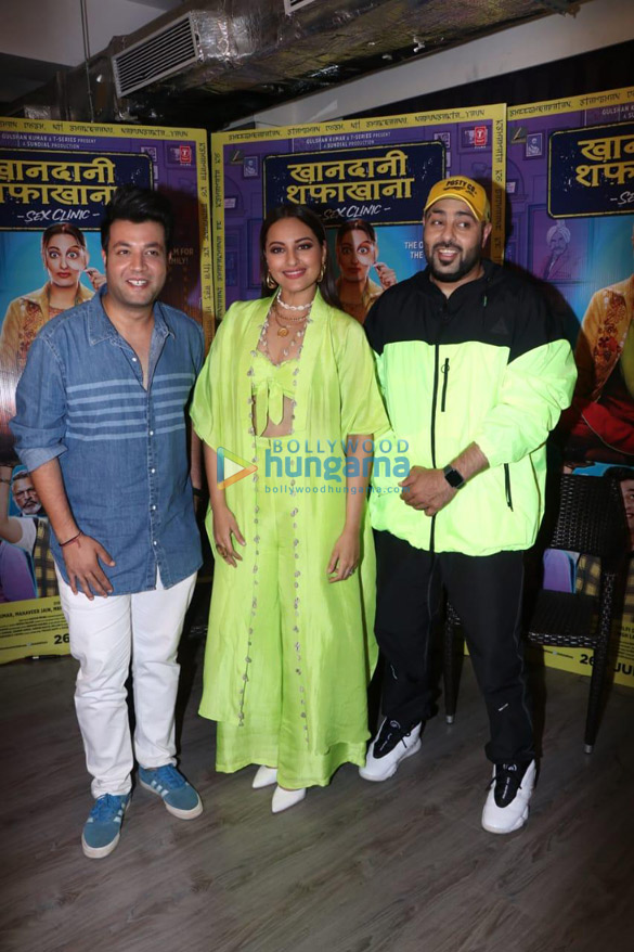 photos sonakshi sinha badshah and varun sharma spotted promoting their film khandaani shafakhana 1