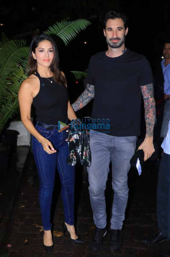 photos sunny leone and daniel weber spotted at bayroute in juhu 3