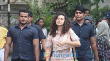 Photos: Taapsee Pannu snapped at Andrews College