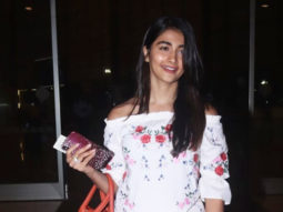 Pooja Hedge spotted at Mumbai Airport flying for shoot