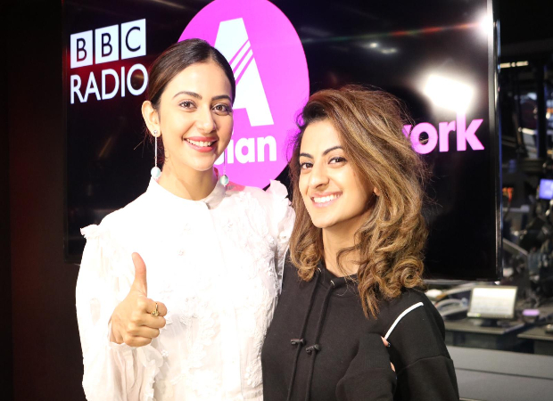 Rakul Preet Singh is all smiles as she visits the BBC Radio Asia Network in London!