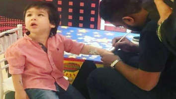 Taimur Ali Khan getting a tattoo at AbRam Khan’s birthday is ohh-so-cute and we can’t stop adoring this little one!