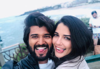 This photo of Arjun Reddy actor Vijay Deverakonda making goofy faces with Brazilian actress Izabelle Leite is going viral