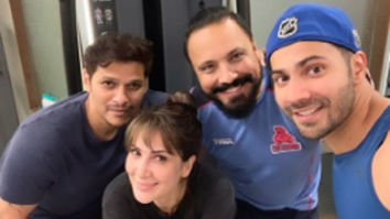 Woah! This photo of Varun Dhawan and Kim Sharma coincidentally bumping into each other in the gym has left us SURPRISED!