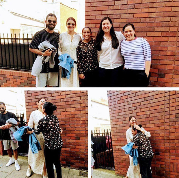 Anushka Sharma - Virat Kohli swarmed by fans in England Anushka Sharma - Virat Kohli swarmed by fans in England