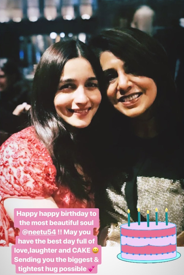 Alia Bhatt shares a heartwarming birthday post for Neetu Kapoor