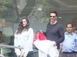 Arjun Rampal and Gabriella Demetriades discharge from hospital with new born son